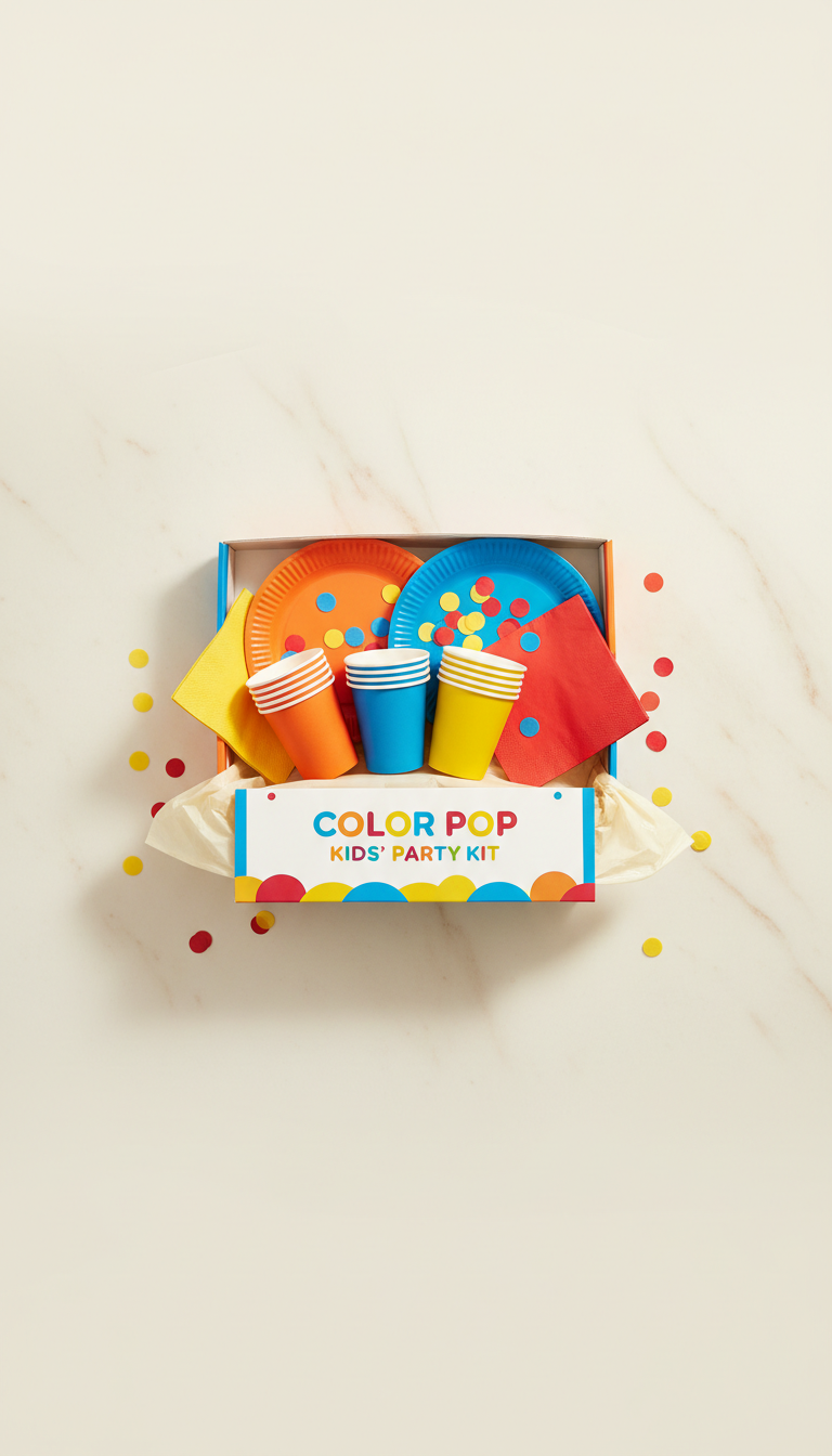 Color Pop Kids' Party Kit With DIY Decor