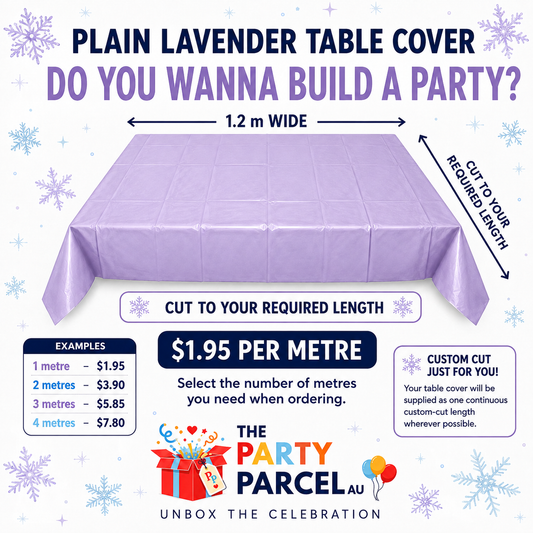 Add a Custom-Cut Table Cover (LAVENDER)