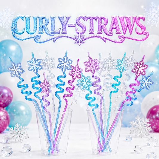 Do You Wanna Build a Party Curly Straws