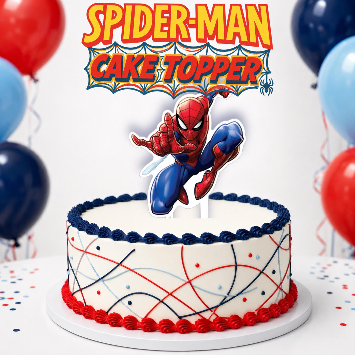 Spider-Man Webbed Wonder Acrylic Cake Topper