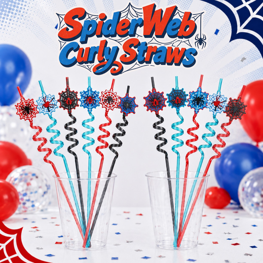 Into the Party-Verse Curly Straws!